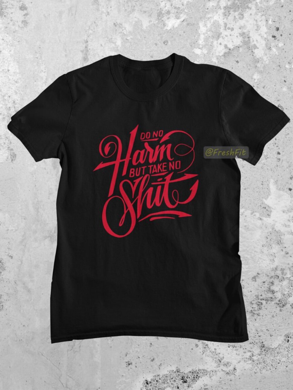 🆕Do No Harm But Take No Shit Black T-Shirt Graphic Tee